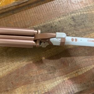Conair Rose Gold Double Ceramic Triple Barrel Hair Waver
